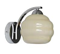 CHUNGYANG Abat-jour Lampe Mur D'intérieur Boule Verre E27, Applique Murale Minimaliste Scandinave ， Applique Murale Décorative Intérieure En Fer, pour L'éclairage Mural Du Couloir La Salle Bains Du Ca