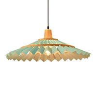 CHUNGYANG E27/E26 Base Vintage Suspension Tissée À La Main, Lustre Zen en Forme De Parapluie Japonais Fixture, L'abat-Jour Créatif Club Tatami, pour Bamboo Art Restaurant, Café Lanterne