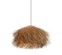 CHUNGYANG Lampe À Suspension Tissée en Rotin, Lanterne Antique Décorative De Style Sud-est Asiatique avec Abat-Jour en Osier, Base E27, Luminaire Plafond Restaurant pour Îlot Cuisine, Table À Manger