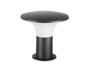 CHUNGYANG Lampes De Pilier D'extérieur, Lampes De Colonne IP45 Étanches De Style Japonais, Luminaires De Poteau Noir En Acier Inoxydable E27E26 Avec Abat-jour En PC, Lampes De Poteau De Colonne De Clô
