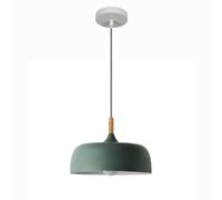 CHUNGYANG Lampes Suspendues En Métal En Demi-cercle, Lampes Suspendues Modernes À Base E27, Plafonnier D'art En Bois De Conception Nordique, Couvercle De Plafonnier Réglable, Pour Salon, Cuisine, Cham