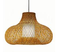CHUNGYANG Lustre En Bambou Tressé De Style Chinois, Suspension Créative De Style Champêtre Pour Salle À Manger, Abat-jour En Bambou Tressé À La Main, Luminaires Suspendus Décoratifs Pour Salon, Coin T
