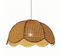 CHUNGYANG Lustre En Rotin De Style Chinois, Suspension En Rotin Rétro Pour Restaurant, Luminaires Suspendus Style Wabi-sabi Pour Chambre D'hôtel, Plafonnier Pour Salon/salle De Thé, Pour Table Cuisine