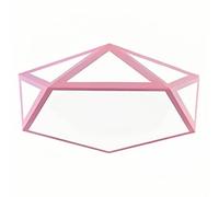 CHUNGYANG Plafonnier Simple en Métal avec Abat-Jour en Acrylique, Plafonnier Creux Nordique, Plafonnier LED Coloré en Forme De Macaron, Éclairage De Plafond Design À Émission Latérale, pour Salon