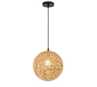 CHUNGYANG Suspension Créative Tissée À La Main pour Restaurant, Lustre Bohème De Style Ferme pour Chambre, Luminaire Décoratif Vintage Japonais, Lampe Rétro Colorée pour La Maison, Suspensions Rondes