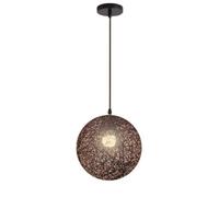 CHUNGYANG Suspension Créative Tissée À La Main pour Restaurant, Lustre Bohème De Style Ferme pour Chambre, Luminaire Décoratif Vintage Japonais, Lampe Rétro Colorée pour La Maison, Suspensions Rondes