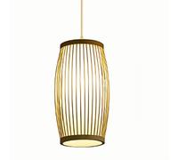 CHUNGYANG Suspension En Bambou Tressé De Style Chinois, Lampe Décorative Suspendue Créative Pour Restaurant Ou Bar, Lustre À Une Tête Pour Couloir, Luminaire De Plafond Pour Chambre À Coucher Ou Salon