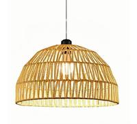 CHUNGYANG Suspension En Corde De Chanvre De Style Japonais, Lampe Suspendue Rétro Pour Restaurant Ou Bar, Luminaire Décoratif Pour Salon Ou Chambre, Culot E26, Plafonnier Style Ferme Pour Table À Mang