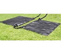 Chunhe Intex Tapis solaire chauffage piscine 2 pcs PVC 1,2x1,2 m noir 28685