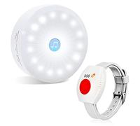 ChunHee Bracelet d'appel d'urgence pour Seniors - Appel d'urgence à Domicile Interne Sonnette de Soins 45M de Portée de Réception