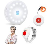 ChunHee Bracelet d'appel d'urgence pour Seniors - Appel d'urgence à Domicile Interne Sonnette de Soins 45M de Portée de Réception