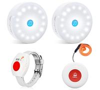 ChunHee Bracelet d'appel d'urgence pour Seniors - Appel d'urgence à Domicile Interne Sonnette de Soins 45M de Portée de Réception