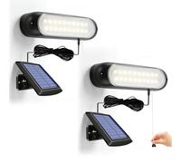 ChunHee Lampe Solaire Suspendue d'intérieur d'extérieur IP65 étanche 20LED Lumière Solaire d'appentis avec String Control Lampes Solaires pour Jardin, Garage, Chemin (1)