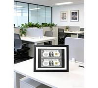 CHUNHUI cadre pour billet dollar，d'affichage de billet dollar avec verre HD, chevalet de bureau cadre