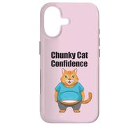 Chunky Cat Confidence Cute Fat Belly Citation drôle Coque pour iPhone 17