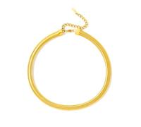 Chunky or en acier inoxydable choker collier pour les femmes stretch serpent Shain non collier pour la Saint-Valentin anniversaire bijoux cadeaux