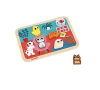 Janod Puzzle Chunky Les Animaux Familiers 7 pièces