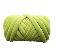 Chunky Yarn For Hand Knitting, Fil épais et de 1KG, fil géant volumineux, tricot à la main, tissé, panier, couverture, tapis, bras doux, bricolage(Olive green)