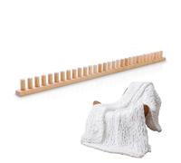 Chunkys - Métiers à en tricot épais - 116,8 x 4 x 5 cm - Pour couvertures tricotées à la main - Cadre de couverture en bois pour couvertures