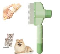 CHUNLIGOUJI Peigne autonettoyant pour animaux de compagnie, peigne autonettoyant pour chat, brosse à cheveux, peigne à puces, peigne pour enlever les poils d'animaux, peigne à puces, brosse de