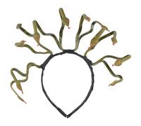 CHUNLINLAODA-Medusa Serre-tête serpent Méduse Serpent Bandeau Déesse Grecque Coiffe Halloween Habillage Coiffe Carnaval Fête Costume Accessoires Cheveux pour Femmes et Filles (doré)
