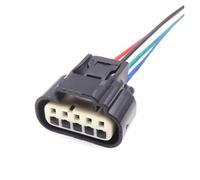 ChunLK 1 jeu de connecteurs de faisceau de câbles de voiture étanches à 5 trous 11904 for 7283-5529(Bianco)
