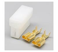 ChunLK 10-20Kits 2 Broches Connecteur d'automobile Connecteur de câblage Connecteur Connecteur avec borne 180908-5 180907-5 (Color : Female Set, Size : 20Sets)