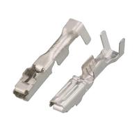 ChunLK Lot de 20/50/100/200 cosses à sertir for Voiture de 2,3 mm, connecteurs électriques Non isolés for Automobile, Broches mâles et Femelles DJ621-2,3A DJ613-2,3A(Female,50 pcs)