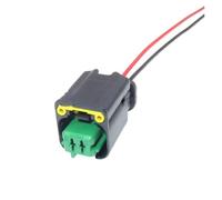 ChunLK Lot de 5 bornes de câblage de voiture à 2 trous 1801176-5 for capteur de température d'eau de ventilateur de moteur(Bianco)