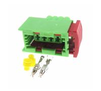 ChunLK Lot de 5 douilles de câble de capteur de voiture à 4 trous avec borne et joints en caoutchouc for modèles 307 206 144998-6 185001-6(Svart)