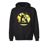 CHUNTUO Camiseta Calvin E Haroldo Hobbes Black Hoodie Graphic Mens Sweatshirts Unisex Hooded S
