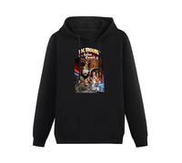 CHUNWANG Men's Heavyweight Hooded Big Trouble in Little China Movie John Carpente Hoodies Men Hoody Long Sleeve Pullover Sweatshirt with Drawing Pocket Size L