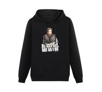 CHUNWANG Men's Heavyweight Hooded Californication Comedy-Drama TV Series David Duchovny Hoodies Men Hoody Long Sleeve Pullover Sweatshirt with Drawing Pocket Size M