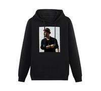 CHUNWANG Men's Heavyweight Hooded Gavin Degraw Not Over You Hoodies Men Hoody Long Sleeve Pullover Sweatshirt with Drawing Pocket Size S