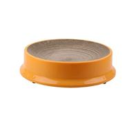 CHUNXVLI Griffoir pour Chats Chat Griffoir Carton Durable Réversible Ondulé Chat Griffoir Griffoir Salon Canapé-lit Planche À Gratter pour Chats(Oranje)