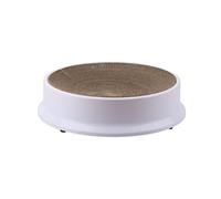 CHUNXVLI Griffoir pour Chats Chat Griffoir Carton Durable Réversible Ondulé Chat Griffoir Griffoir Salon Canapé-lit Planche À Gratter pour Chats(White)