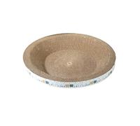 CHUNXVLI Griffoir pour Chats Griffoir for Chat en Carton, Planche À Gratter for Chat, Canapé De Salon for Chats D'intérieur en Forme De Bol Planche À Gratter pour Chats(45x9cm)