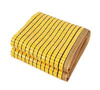 CHUNXVLI Matelas De Couchage D'été Chambre À Coucher Tapis De Couchage D'été Rafraîchissant en Bambou, Climatisation Pliable, Mahjong Carbonisé(Natural,1.2 * 1.9m/3.9 * 6.2FT)
