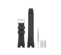 CHUOZI Bracelet de rechange en caoutchouc de silicone souple compatible avec montre Citizen de 24 mm, pour séries AW1475 AW1476 AW1477 AW1479 CA4154 CA4155 CA4155-12L CA4159-03E CA4275, noir