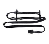 CHUOZI Câble d'alimentation modulaire PCI-E 6 broches vers 4 SATA 15 broches pour Silverstone SST Series