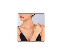 CHUOZI Ensemble collier et bracelet en forme de marguerite pour femme - Collier ras du cou coloré - Motif floral délicat - Tournesol printanier - Cadeau idéal, taille unique, Bois d'agar