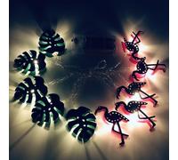 CHUOZI Guirlande lumineuse ananas de 3 m 20 LED à piles - Décoration d'été hawaïenne - Cadeau pour les fêtes de fin d'année