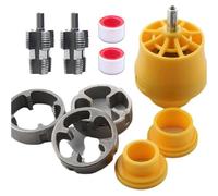 CHUOZI Kit d'enfile-tuyau en PVC compatible avec perceuse électrique, outil pour couper avec 3 matrices de taraud, en plastique, 1,3 cm, 1,9 cm, 2,5 cm (interne + externe)