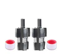 CHUOZI Kit d'enfile-tuyau en PVC compatible avec perceuse électrique, outil pour couper avec 3 matrices de taraud, en plastique, 1,3 cm, 1,9 cm, 2,5 cm (interne + externe)
