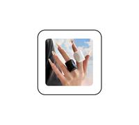 CHUOZI Lot de grosses bagues de phalange en acrylique pour femme, style bohème multicolore, empilables, géométrique, simplicité, printemps, été, plage, blanc et noir, taille unique, Bois d'agar