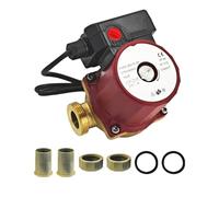 CHUOZI Pompe de circulation d'eau chaude 115 V 1/8 HP compatible avec Grundfos UP15-29SU/LC 59896776 pour système de chauffage domestique avec cordon de ligne, Union de 3,8 cm