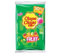 Chupa Chups Bonbons Fruités 120 Sucettes Dans Un Sachet De Recharge 1440g