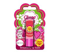 Chupa Chups Baume à lèvres naturel et végétalien à saveur fraise pour enfants