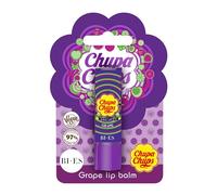 Chupa Chups Baume à lèvres naturel et végétalien - Baume à lèvres nourrissant et hydratant avec une délicieuse saveur de raisin pour des lèvres douces et lisses - Friandise amusante et savoureuse pour