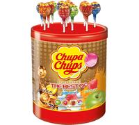 Chupa Chups Best of Sucettes fruitées à la crème 600g